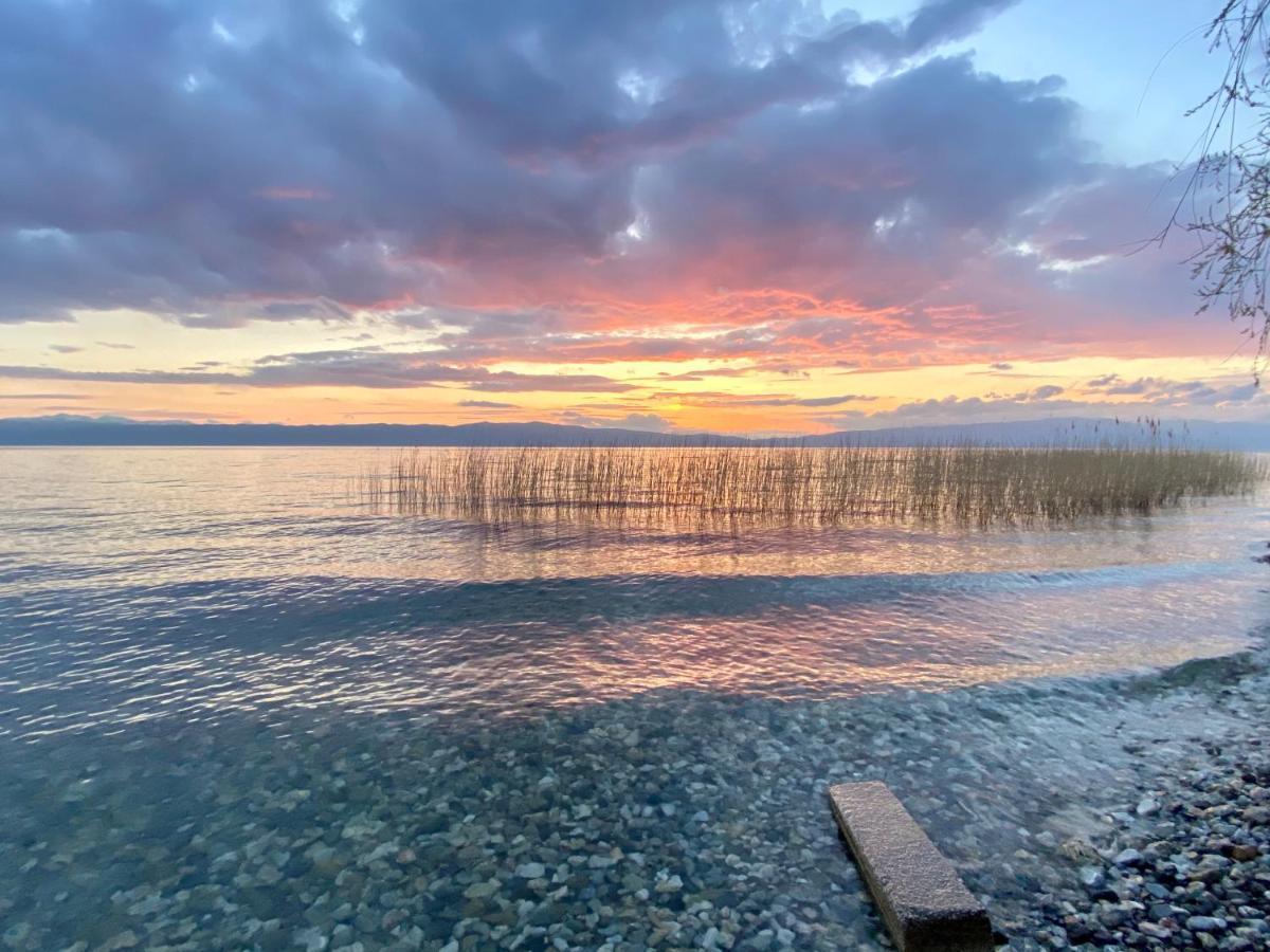 Aqua Blue Lakeview Apartment Ohrid Peštani Eksteriør billede